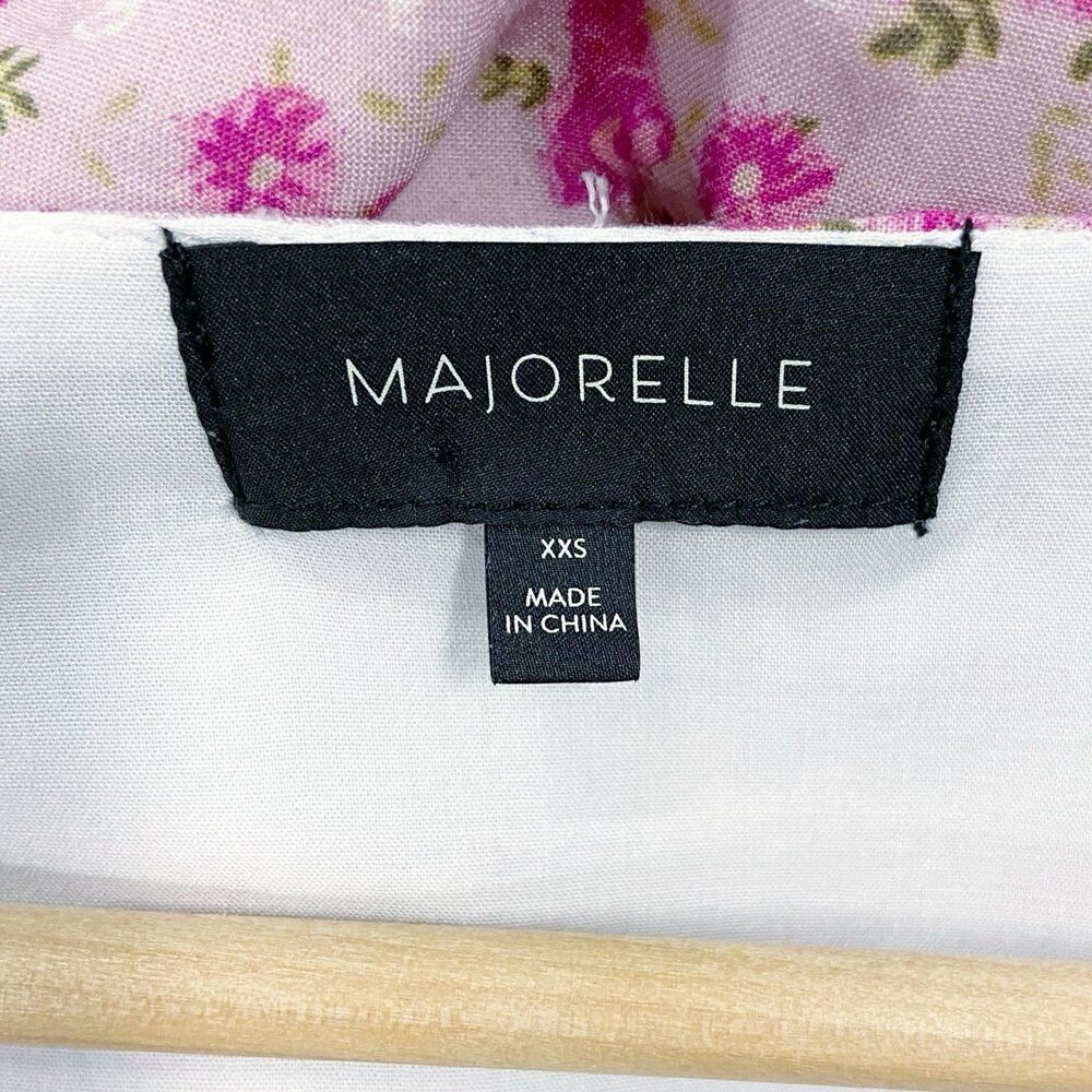 Revolve Majorelle Chrissa Top in Mauve Ditsy XXS Pink Feminine Flirty Floral - Picture 5 of 12